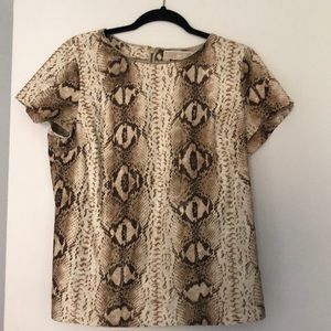 Michael Kors snakeskin top